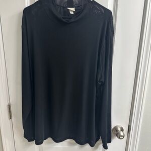 a new day Black Long Sleeve Women's Top